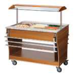 Bartscher Buffetwagen, warm, 3x 1/1GN – Bild 3