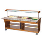 Bartscher Buffetwagen, warm, 6x 1/1 GN – Bild 2