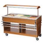 Bartscher Buffetwagen, warm, 4x 1/1GN – Bild 2
