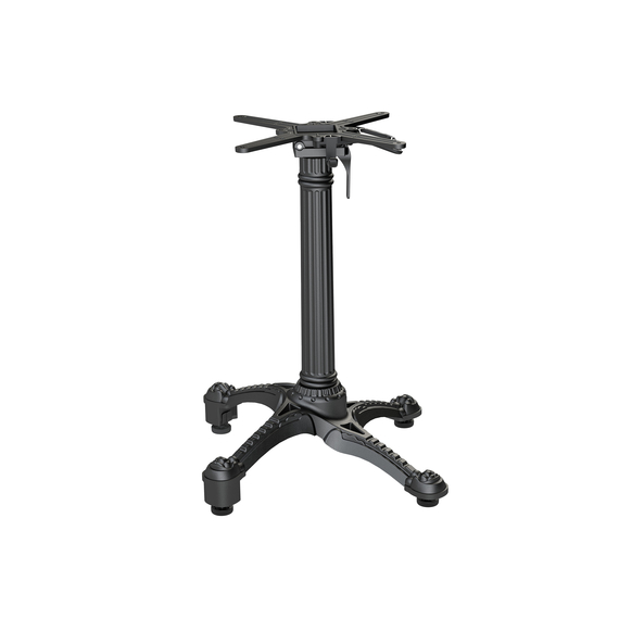 128511_castle_table_frame_low_black_1.jpg Feros Castle – Tischgestell niedrig, Schwarz – Bild 1
