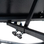 Feros Trolley Uni Stack - für alle stapelbaren Stühle und Barhocker, Hammerite Silber – Bild 5
