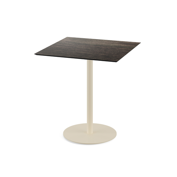 130031477_urban_terrace_table_sand-riverwashed_wood.jpg Feros Urban - Terrassentisch sandfarbenes Gestell + Riverwashed Holz HPL-Platte 70x70 cm, Sand + Riverwashed Holz – Bild 1