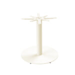 Feros Urban - Tischgestell niedrig sand + Galaxy Marble HPL-Tischplatte Ø120 cm, Sand + Galaxy Marble – Bild 2