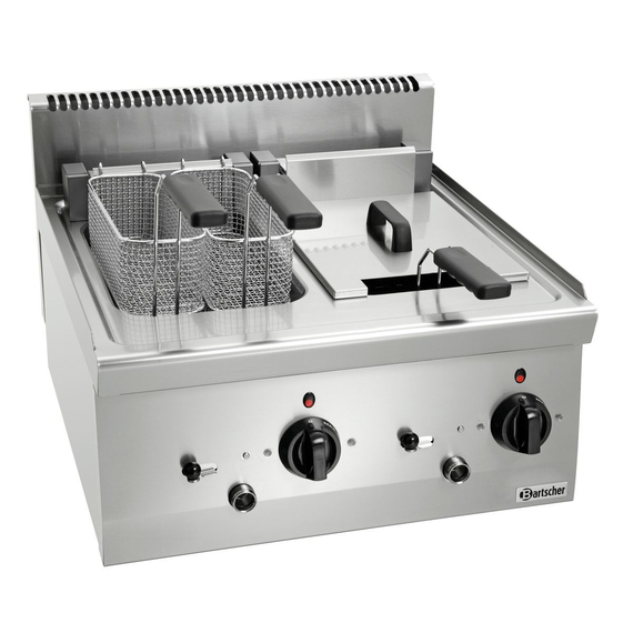 131425.jpg Bartscher Fritteuse 600, B600, 2x8L – Bild 1