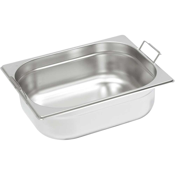 132104V01_MAIN_PRODUCT_PHOTO_pBlvvIj9gGYE.jpg Stalgast Edelstahl Gastronormbehälter Serie STANDARD, GN 1/2 (100mm), mit Fallgriffen – Bild 1
