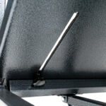 Feros Trolley Uni Stack - für alle stapelbaren Stühle und Barhocker, Hammerite Silber – Bild 6