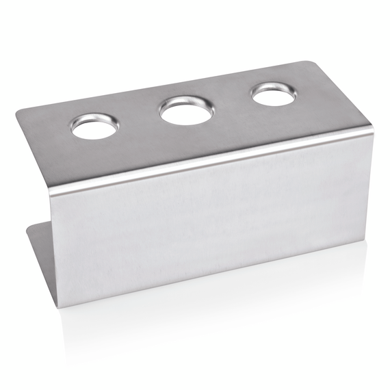 1457102_WS.png Was Germany Eiswaffelständer, mit 3 Löchern, 20 x 9,5 x 8,5 cm, Chromnickelstahl – Bild 1
