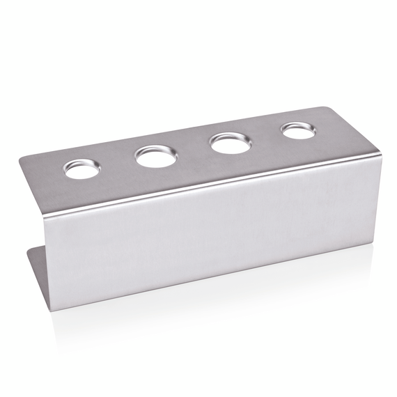 1457202_WS.png Was Germany Eiswaffelständer, mit 4 Löchern, 27 x 9,5 x 8,2 cm, Chromnickelstahl – Bild 1