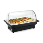 Was Germany Elektro Chafing Dish GN 1/1, 56 x 36 x 32 cm, Chromnickelstahl, Polypropylen, Polycarbonat