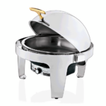 Was Germany Elektro Chafing Dish, 6,8 ltr., Ø 39,5 cm, Höhe 45 cm, Chromnickelstahl, Polypropylen