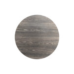 Feros X Cross - Tischgestell hoch sand + Riverwashed Wood HPL-Tischplatte Ø70 cm, Sand + Riverwashed Wood – Bild 3