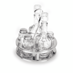 Essentials Menage 5-teilig MENAGE 1480, Essig & Öl, Salz & Pfeffer, Zahlstocher, Höhe 17 cm, Edelstahl, Glas