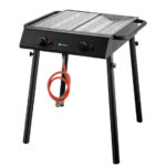 Hendi Gasgrill Xantos Black, Schwarz, 9,5kW, 770x710x(H)870mm – Bild 2