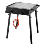 Hendi Gasgrill Xantos Black, Schwarz, 9,5kW, 770x710x(H)870mm – Bild 3