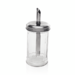 Was Germany Zuckerspender Set, 300 ml, Ø 70 cm, Set á 6 Stück, Edelstahl, Glas
