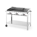 Hendi Grillsystem Green Fire mit 3 Brennern, Profi Line, 17,4kW, 1078x612x(H)825mm – Bild 2