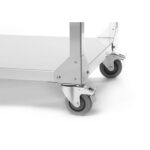 Hendi Grillsystem Green Fire mit 4 Brennern, Profi Line, mit Rollengestell, Hellgrau, 22kW, 1400x612x(H)825mm – Bild 5