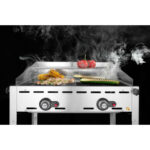 Hendi Grillsystem Green Fire mit 2 Brennern, Profi Line, 2 Edelstahl Grillroste GN 1/1, 11,6kW, 740x612x(H)825mm – Bild 4