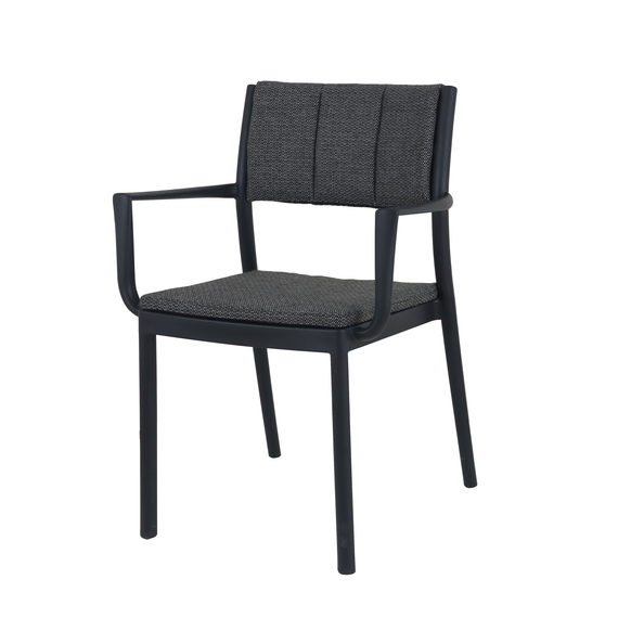 151513_rocco_armchair_black_1.jpg Feros Rocco – Stapel-Armlehnenstuhl, Schwarz – Bild 1