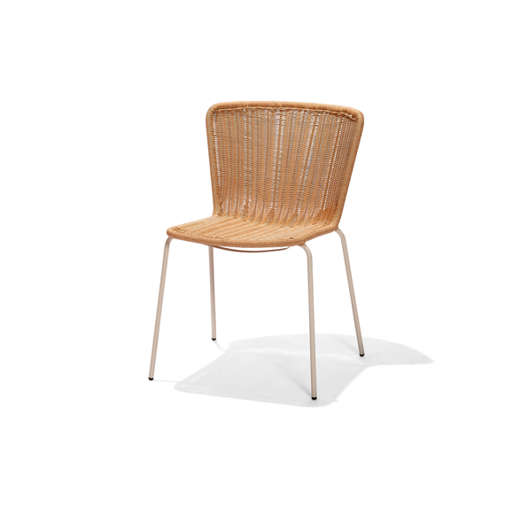 151594_luca_chair_sand_1.jpg Feros Luca – Stapelstuhl, Sand – Bild 1