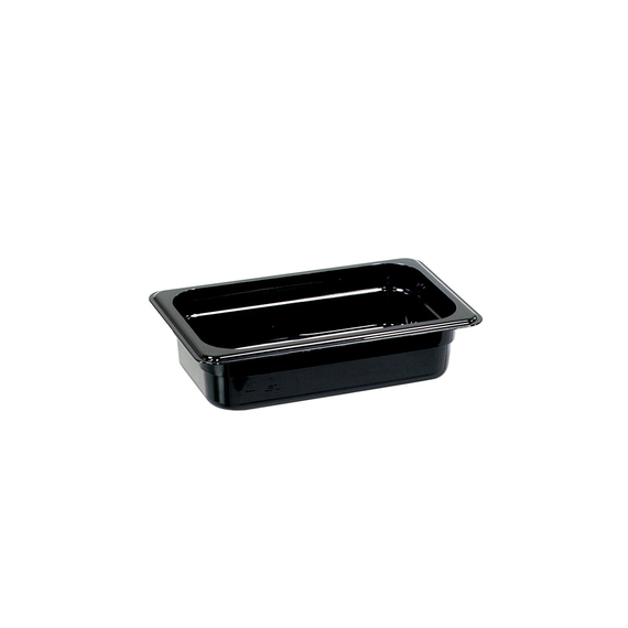 154062V01_MAIN_PRODUCT_PHOTO_r0689Ov2cYvT.jpg Stalgast Gastronormbehälter, Serie STANDARD, Polycarbonat, schwarz, GN 1/4 (65 mm) – Bild 1