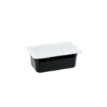 Stalgast Gastronormbehälter, Serie STANDARD, Polycarbonat, schwarz, GN 1/4 (100 mm) – Bild 2