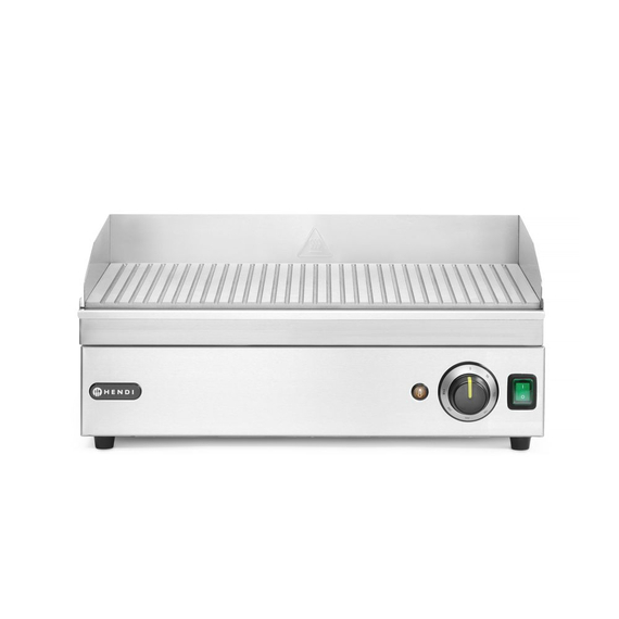 154953_OBW_2024_02_IMGP4518.jpg Hendi Grillplatte gerillt, Kitchen Line, 220-240V/2400W, 527x404x(H)233mm – Bild 1