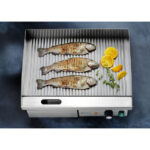Hendi Gerillte Grillplatte, Budget Line, 220-240V/3000W, 550x430x(H)240mm – Bild 5