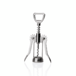 Essentials Hebelkorkenzieher mit Flaschenöffner, 17 cm, verchromt, Messing