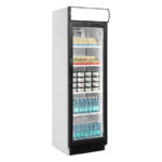 Tefcold Flaschenkühlschrank CEV425CP 2 LED, Weiß, EEK D – Bild 2