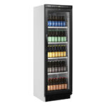 Tefcold Flaschenkühlschrank CEV425 1 LED, Weiß, EEK D – Bild 2