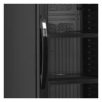Tefcold Flaschenkühlschrank in Schwarz CEV425 BLACK, EEK D – Bild 2