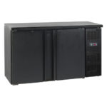 Tefcold Backbar-Kühlschrank CBC210, Schwarz, EEK C