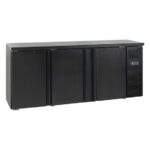 Tefcold Backbar-Kühlschrank CBC310, Schwarz, EEK C