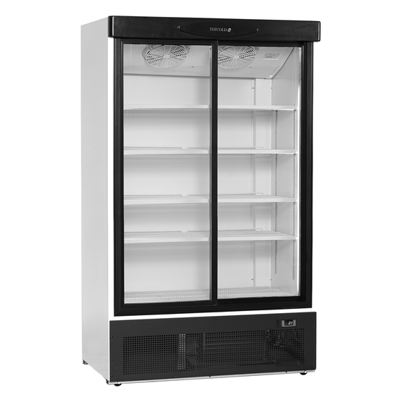 15949-FS1202S.jpg Tefcold Displaykühlschrank FS1202S, Weiß RAL 9016, EEK F – Bild 1
