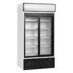 Tefcold Displaykühlschrank FSC1000S, Weiß RAL 9016, EEK F
