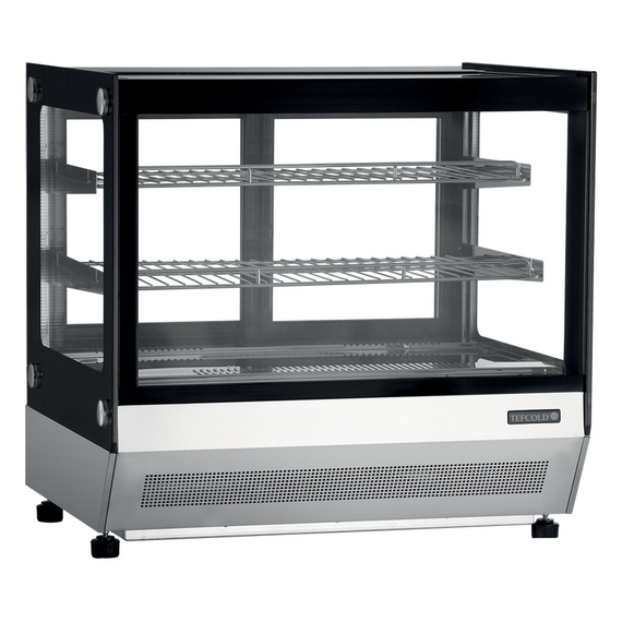 16038-LCT750F-BLACK.jpg Tefcold Display-Backwarentheke LCT750F/BLACK, Edelstahl / Glas, EEK C – Bild 1