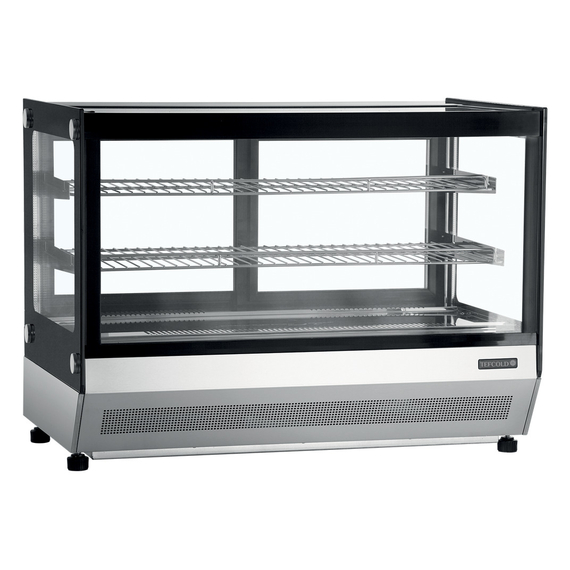 16042-LCT900F-BLACK.jpg Tefcold Display-Backwarentheke LCT900F/BLACK, Edelstahl / Glas, EEK C – Bild 1