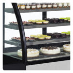 Tefcold Display-Backwarentheke LPD1200C/BLACK, Edelstahl / Glas, EEK D – Bild 2