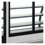 Tefcold Display-Backwarentheke LPD1200C/BLACK, Edelstahl / Glas, EEK D – Bild 3