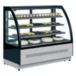 Tefcold Display-Backwarentheke LPD1500C/BLACK, Edelstahl / Glas, EEK D – Bild 2