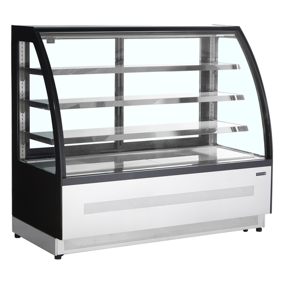 16050-LPD1500C-BLACK.jpg Tefcold Display-Backwarentheke LPD1500C/BLACK, Edelstahl / Glas, EEK D – Bild 1