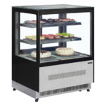 Tefcold Display-Backwarentheke LPD900F/BLACK, Edelstahl / Glas, EEK D – Bild 2