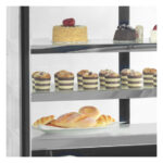 Tefcold Display-Backwarentheke LPD900F/BLACK, Edelstahl / Glas, EEK D – Bild 3
