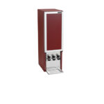 Tefcold Wein-Dispenser-Kühlschrank DKS95-3/10L, Rot RAL3005, EEK E