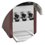 Tefcold Wein-Dispenser-Kühlschrank DKS95-3/10L, Rot RAL3005, EEK E – Bild 3