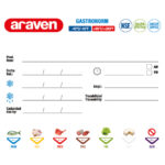 ARAVEN Gastronormbehälter mit Deckel, Polypropylen, GN 1/1 (200 mm) – Bild 5