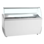 Tefcold Speiseeisvitrine UDRS9, Weiß, EEK C