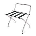 Was Germany Gepäckablage mit Wandschutz, 58,5 x 57 x 63/77,5 cm, verchromt, Nylon
