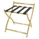 Was Germany Gepäckablage mit Wandschutz, 50 x 48 x 54 cm, goldfarben, Chromnickelstahl